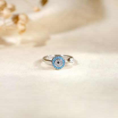 Anillo ''Ojo De Horus'' Azul